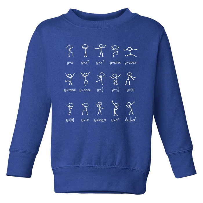 Funny Algebra Dance Graph Novelty Merch Math Funny Math Cute Gift Toddler Sweatshirt