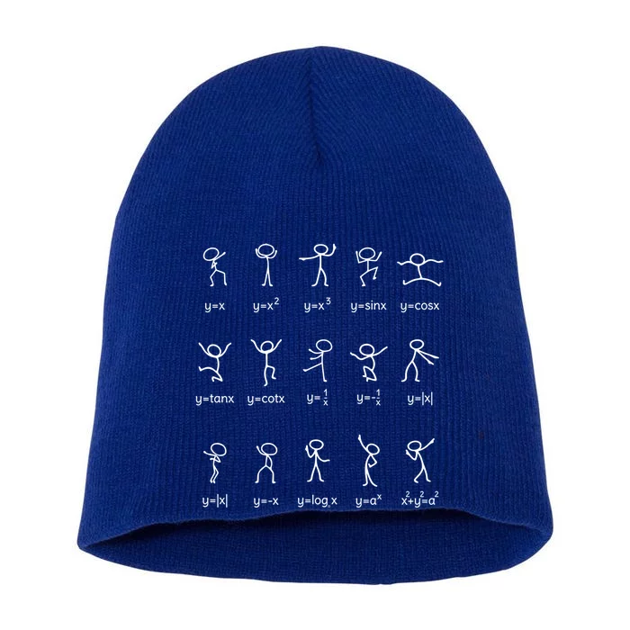 Funny Algebra Dance Graph Novelty Merch Math Funny Math Cute Gift Short Acrylic Beanie