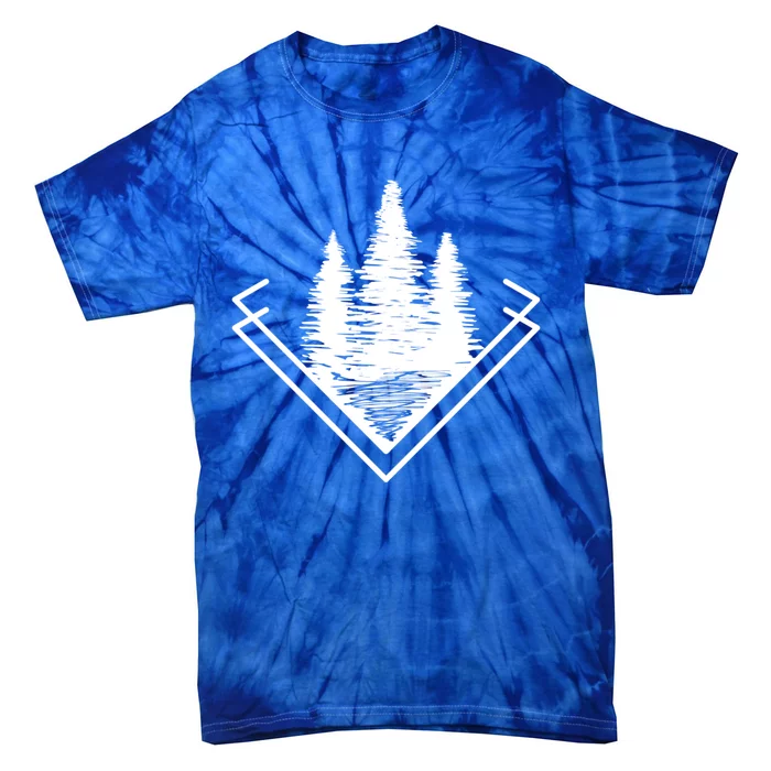 Forest At Dark Outdoor Nature Life Camping Cute Gift Tie-Dye T-Shirt