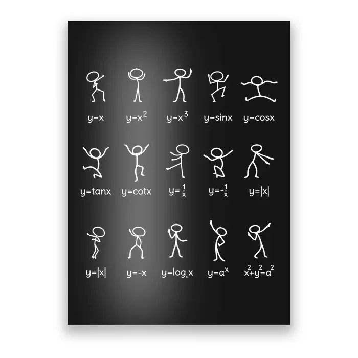 Funny Algebra Dance Graph Novelty Merch Math Funny Math Cute Gift Poster