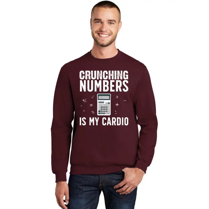 Funny Accounting Design For Men Women Accountant CPA Analyst Tall Sweatshirt