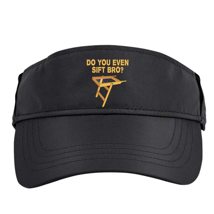 Funny Archeologist Design For Humor Lovers Adult Drive Performance Visor