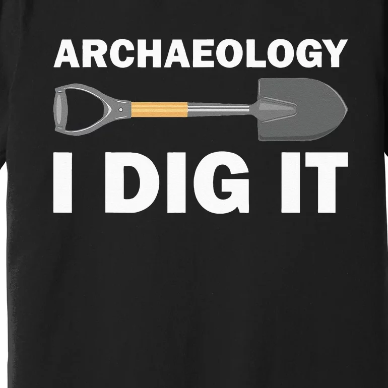 Funny Archeologist Design Archeology Lovers Premium T-Shirt