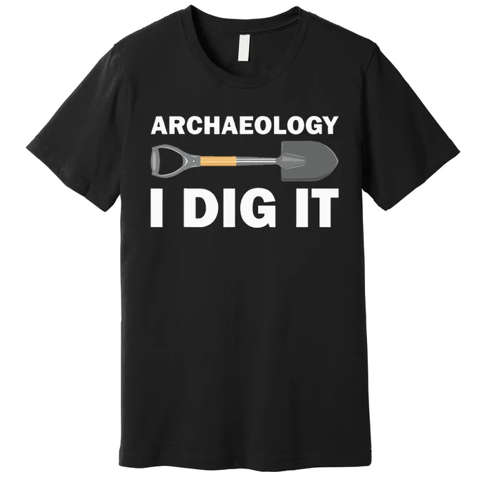 Funny Archeologist Design Archeology Lovers Premium T-Shirt