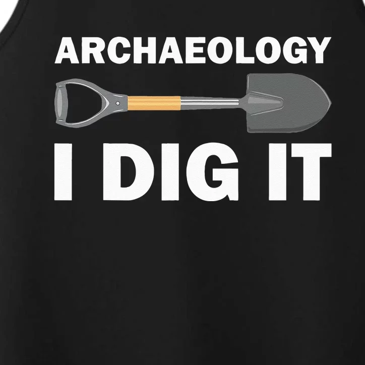 Funny Archeologist Design Archeology Lovers Performance Tank