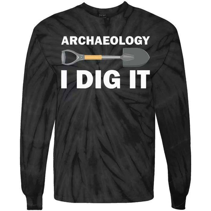 Funny Archeologist Design Archeology Lovers Tie-Dye Long Sleeve Shirt