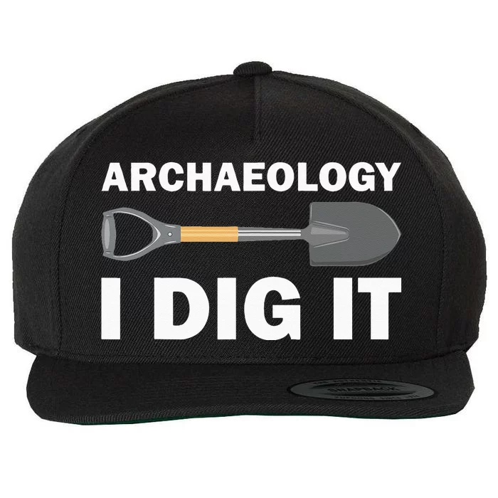 Funny Archeologist Design Archeology Lovers Wool Snapback Cap