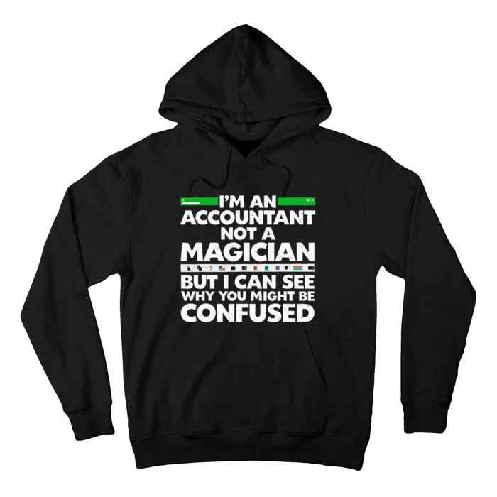 Funny Accountant Design For Women Accountant Accounting Tall Hoodie