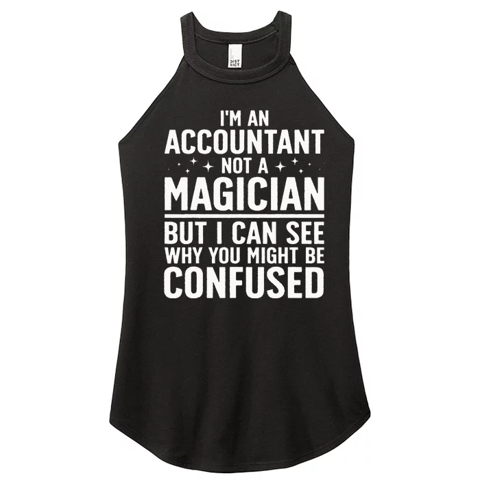 Funny Accountant Design For Women Accountant Accounting Women’s Perfect Tri Rocker Tank