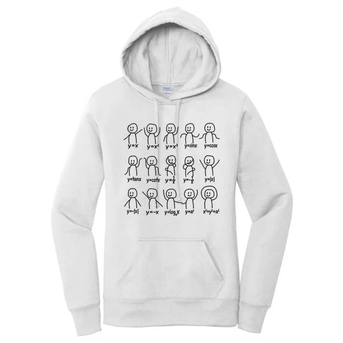 Funny Algebra Dance Graph Figures Math Equation Women's Pullover Hoodie