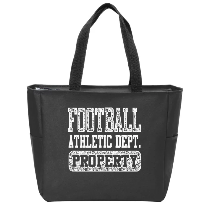 Football Athletic Dept. Zip Tote Bag