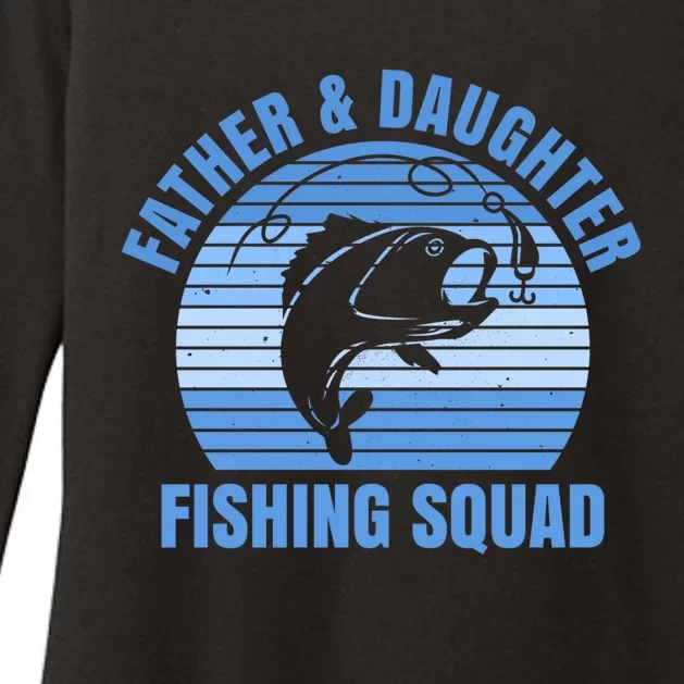 Father And Daughter Fishing Squad Quote Fishing Dad Gift Womens CVC Long Sleeve Shirt