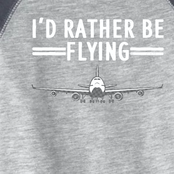 Funny Airplane Design For Airplane Aviation Pilot Toddler Fine Jersey T-Shirt