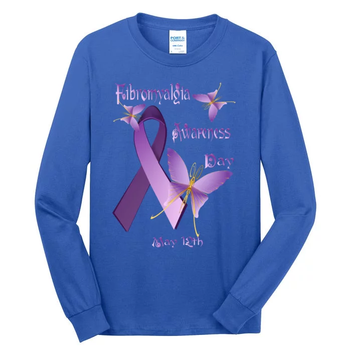 Fibromyalgia Awareness Day Gift Tall Long Sleeve T-Shirt