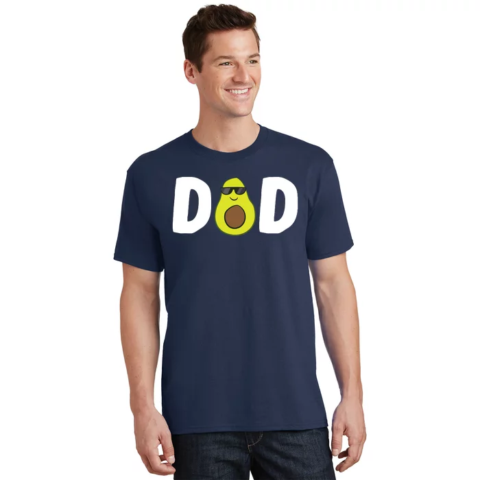 Funny Avocado Dad Guacamole Dad Vegan Dad Avocados Gift T-Shirt