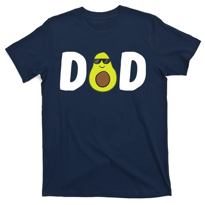 Funny Avocado Dad Guacamole Dad Vegan Dad Avocados Gift T-Shirt