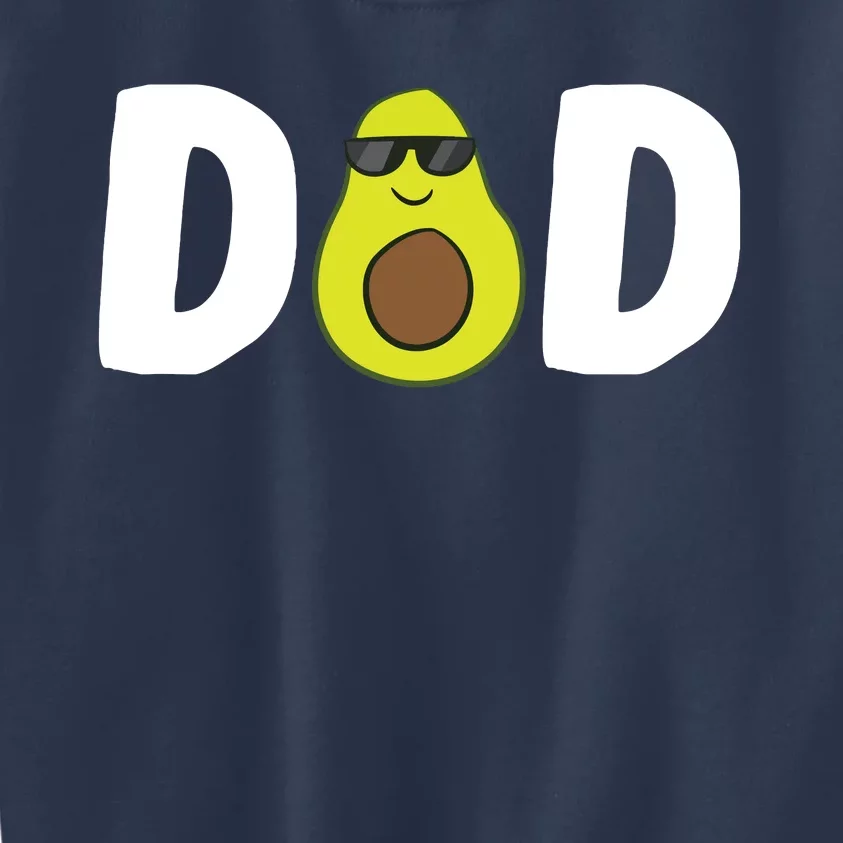 Funny Avocado Dad Guacamole Dad Vegan Dad Avocados Gift Kids Sweatshirt