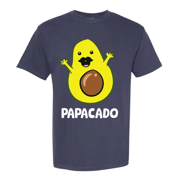 Funny Avocado Dad Vegan Guacamole Avocado Papacado Garment-Dyed Heavyweight T-Shirt