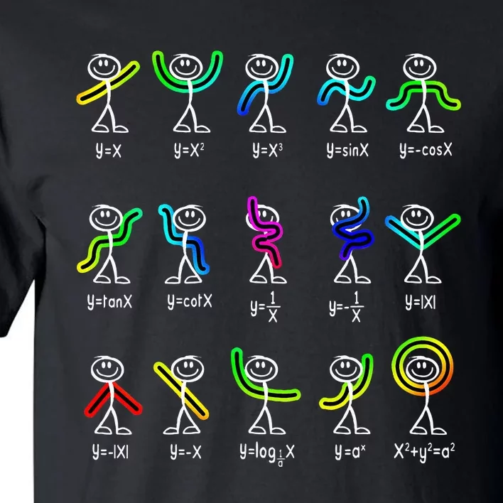 Funny Algebra Dance Function Math Teacher Geek Gift Idea Tall T-Shirt