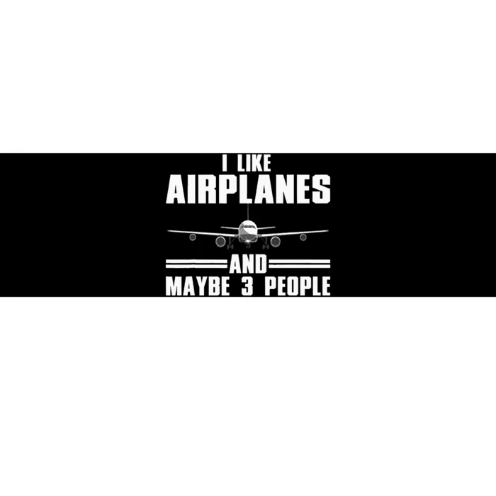 Funny Airplane Design Aviation Aviator Pilot Bumper Sticker