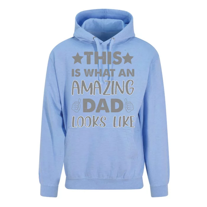 Funny Amazing Dad Looks Like Gift Unisex Surf Hoodie