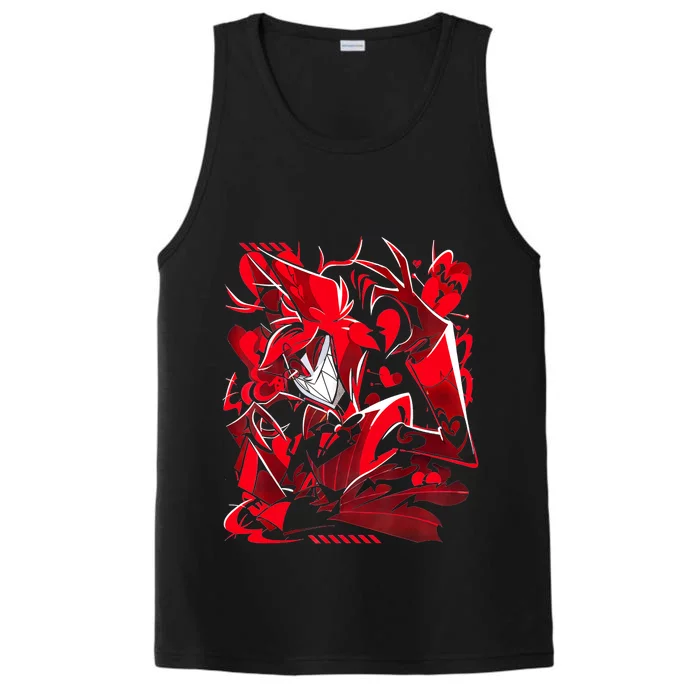 Funny Angel Dust Character Cartoon Fanart Redesign Heaven Performance Tank