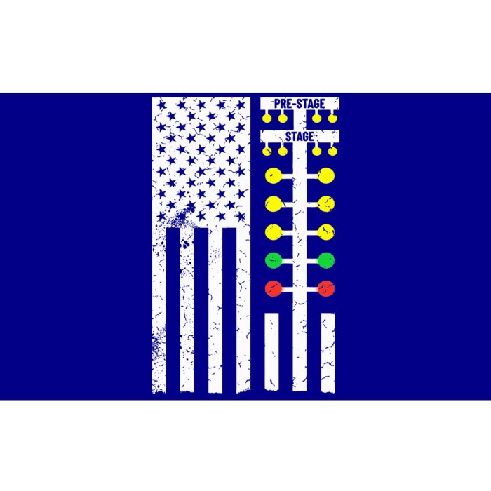 Flag American Drag Race Track Strip Light Tree Bumper Sticker