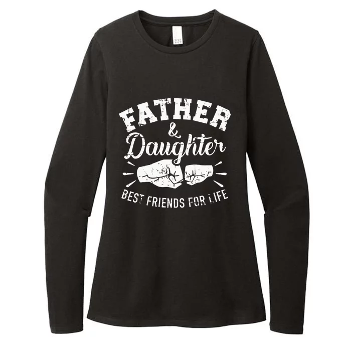 Father And Daughter Best Friends For Life Womens CVC Long Sleeve Shirt