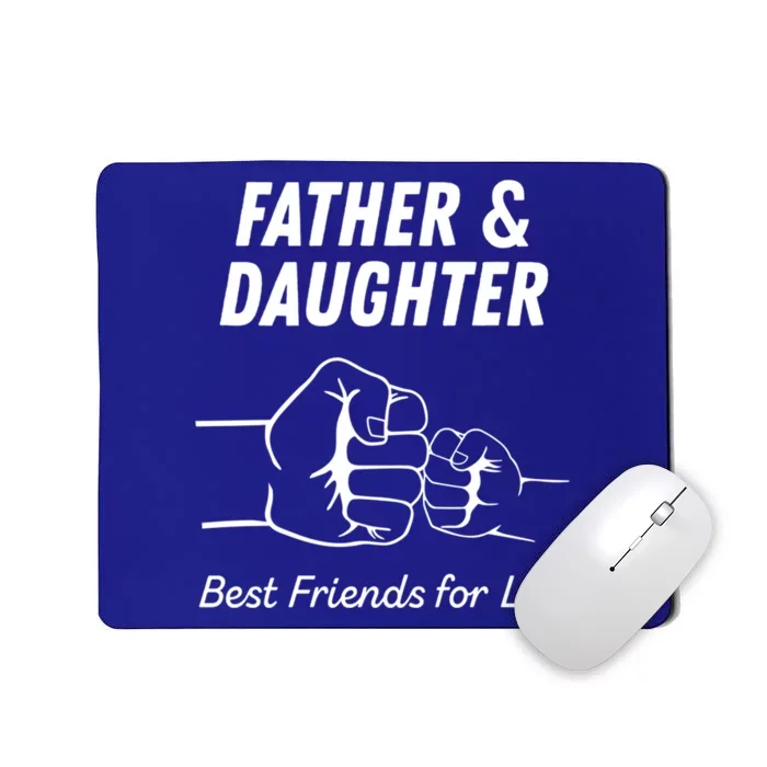 Father And Daughter Fist Bump Gift New Dad Gift Mousepad