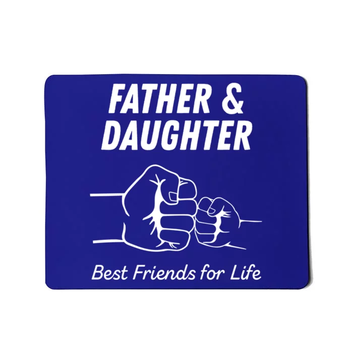 Father And Daughter Fist Bump Gift New Dad Gift Mousepad