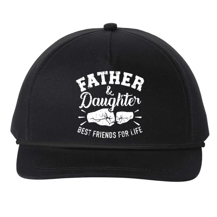 Father And Daughter Best Friends For Life Snapback Five-Panel Rope Hat