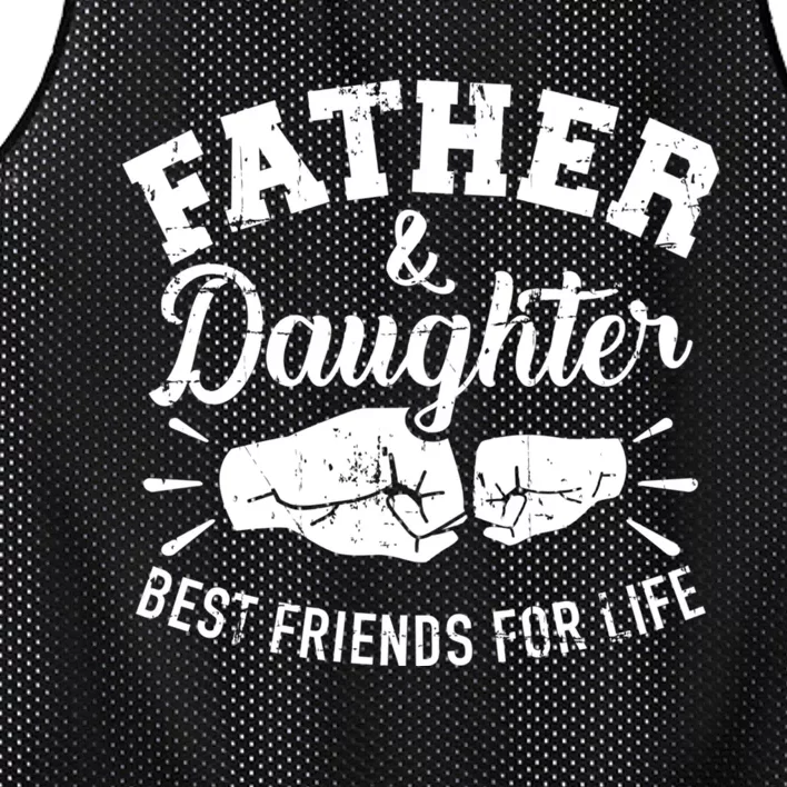 Father And Daughter Best Friends For Life Mesh Reversible Basketball Jersey Tank