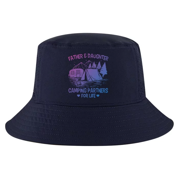 Father And Daughter Camping Partners For Life Gift Cool Comfort Performance Bucket Hat