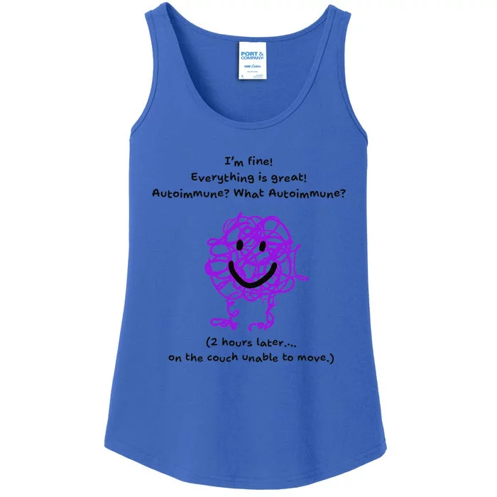 Fun Autoimmune Do Too Much Ladies Essential Tank