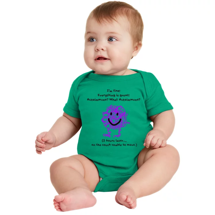 Fun Autoimmune Do Too Much Baby Bodysuit