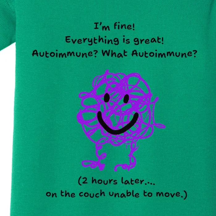 Fun Autoimmune Do Too Much Baby Bodysuit