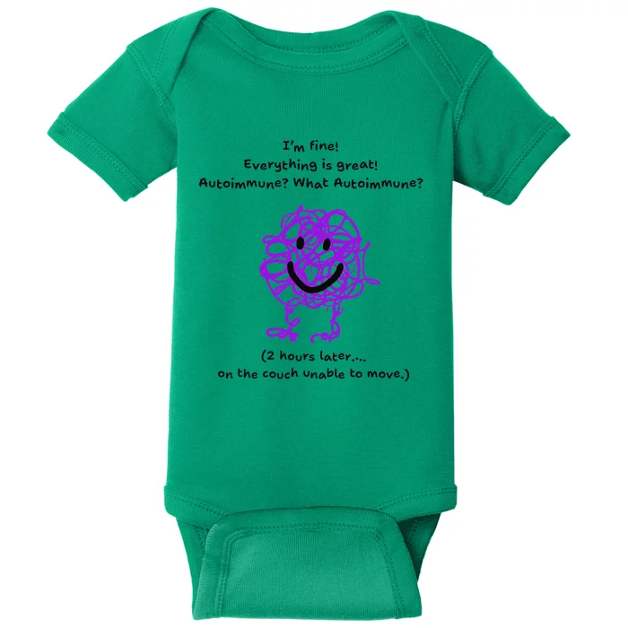 Fun Autoimmune Do Too Much Baby Bodysuit