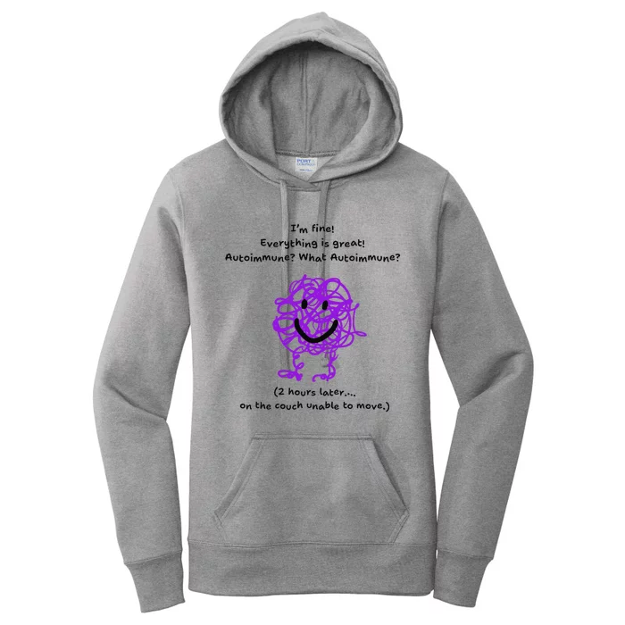 Fun Autoimmune Do Too Much Women's Pullover Hoodie