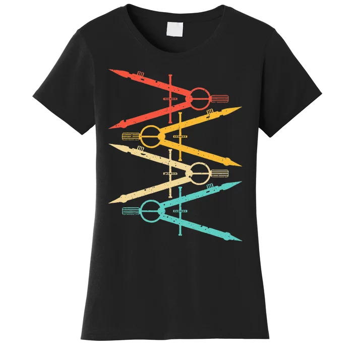 Funny Architect Design Wo Compass Architecture Lovers Women's T-Shirt