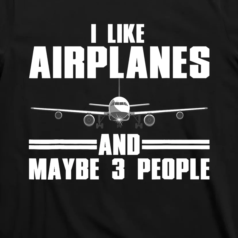 Funny Airplane Design For Aviation Aviator Pilot T-Shirt