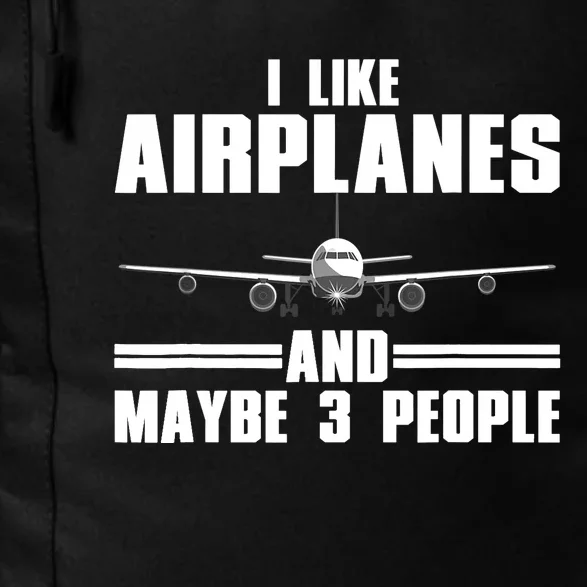 Funny Airplane Design For Aviation Aviator Pilot Daily Commute Backpack