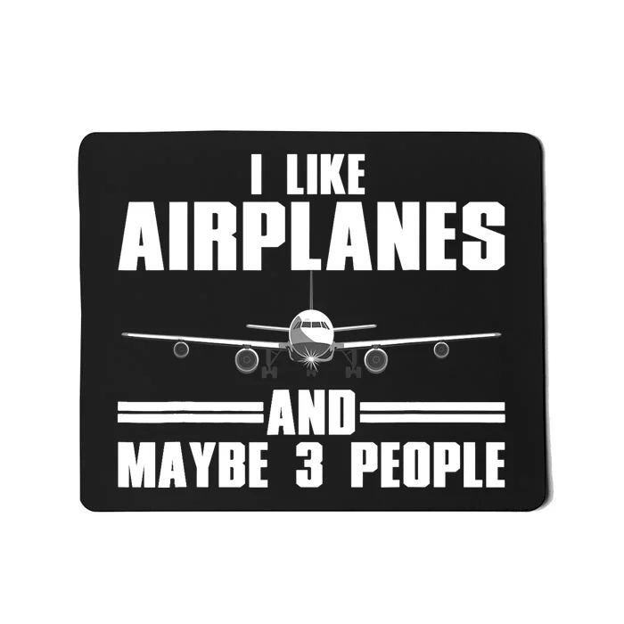 Funny Airplane Design For Aviation Aviator Pilot Mousepad