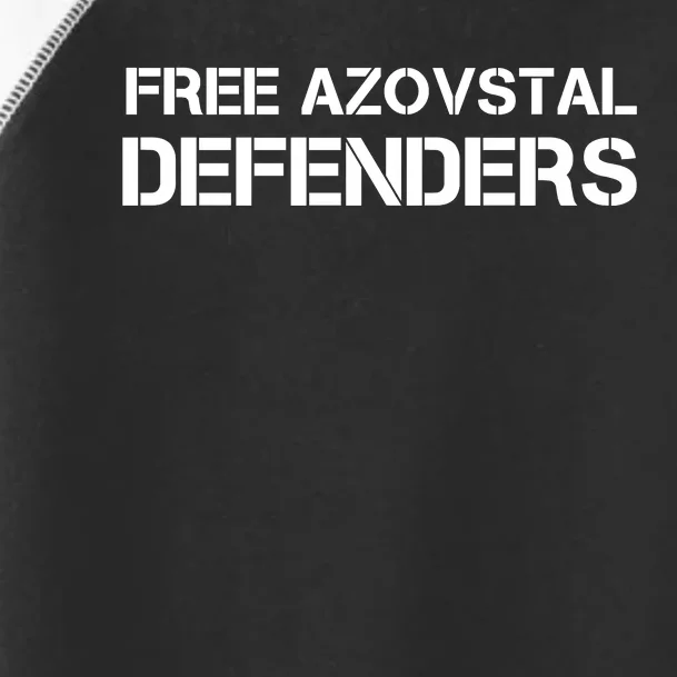 Free Azovstal Defenders Toddler Fine Jersey T-Shirt