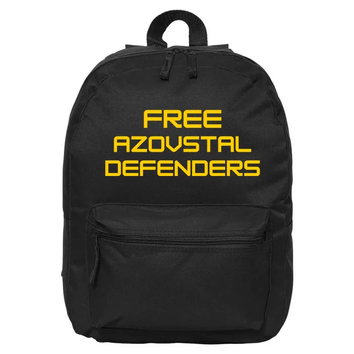 Free Azovstal Defenders 16 in Basic Backpack