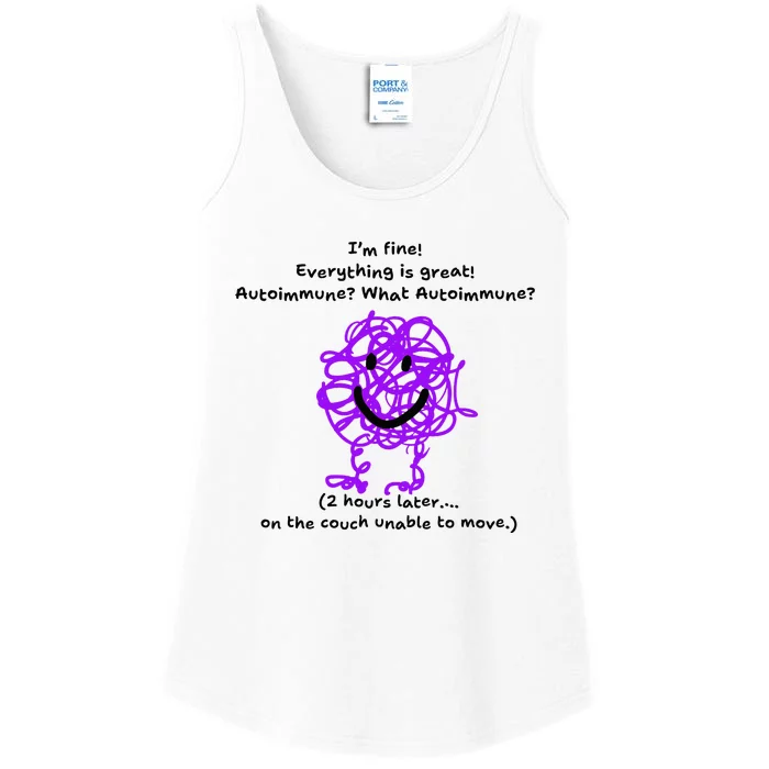 Fun Autoimmune Do Too Much Ladies Essential Tank