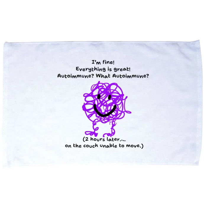 Fun Autoimmune Do Too Much Microfiber Hand Towel