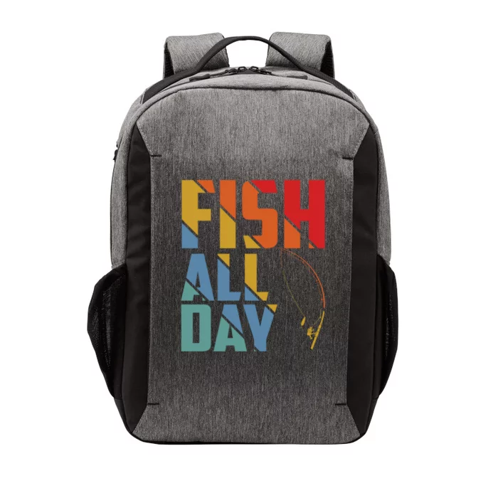 Fish All Day Gift Vector Backpack