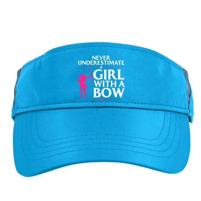 Funny Archery Design For Women Bowhunter Shooting Fans Adult Drive Performance Visor