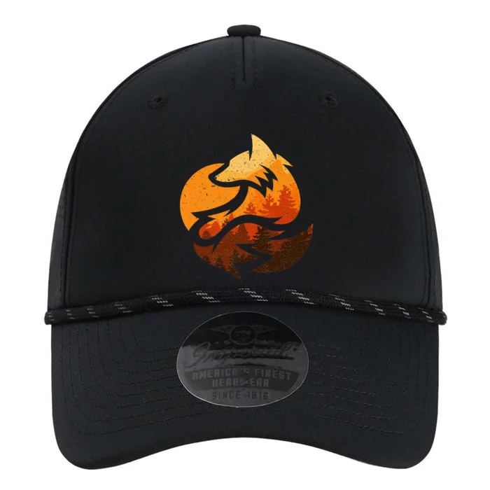 Fox Animal Design Gifts With Nature Trees Hunting Performance The Dyno Cap