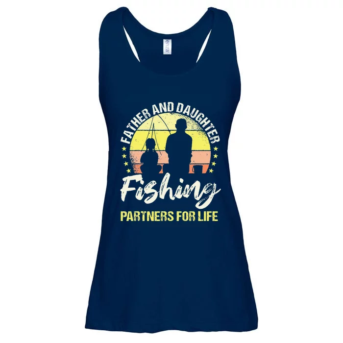 Father And Daughter Fishing Partners For Life Fisherman Fish Ladies Essential Flowy Tank